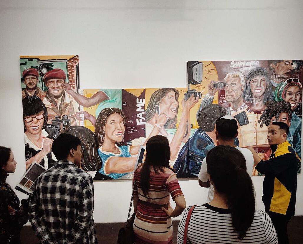 Salah satu pameran Naufa Abshar