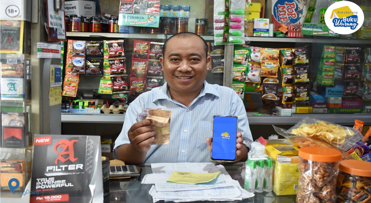 Salah satu pelaku UMKM pengguna BukuWarung