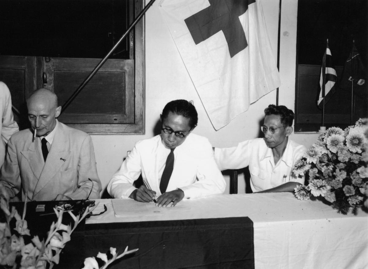 Pengakuan Belanda dan penyerahan aset NERKAI atas Palang Merah Indonesia