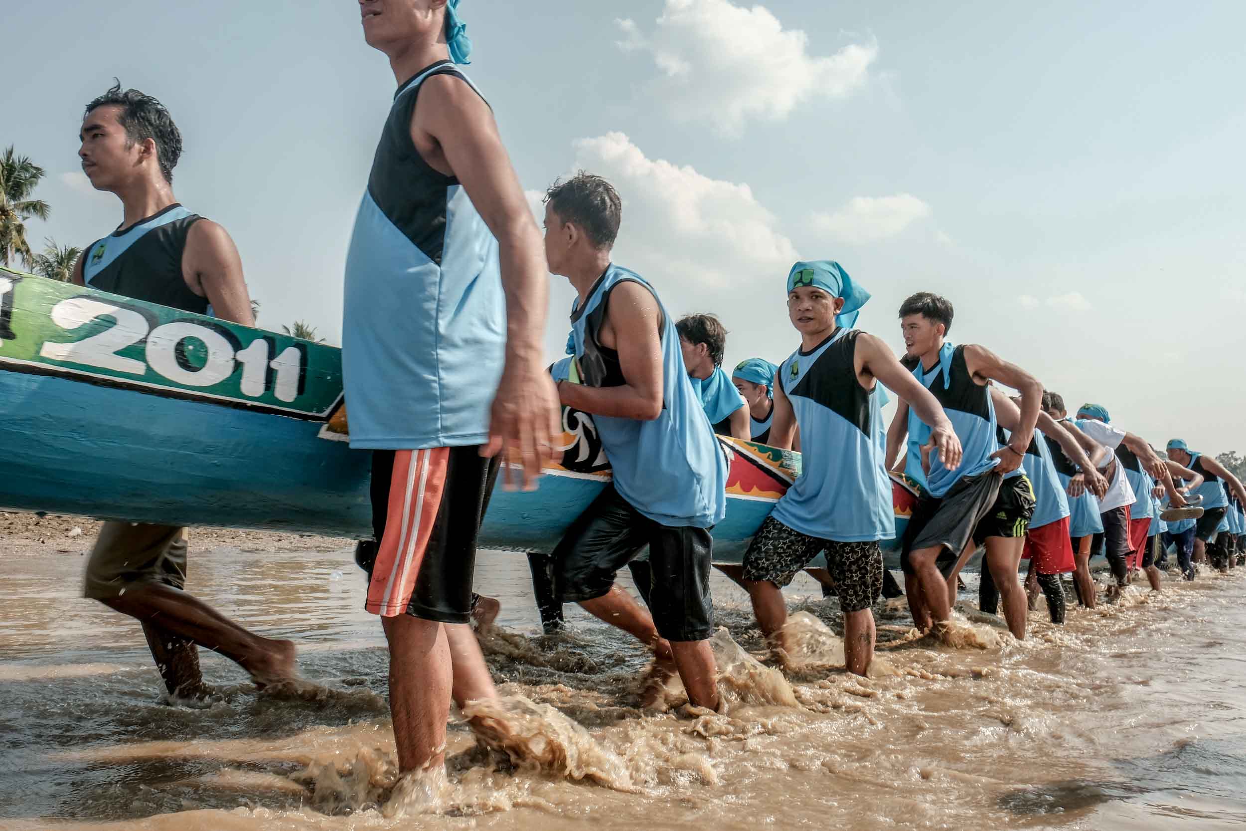 Pelaksanaan Festival Pacu Jalur 2019 pada 21-25 Agustus 2019 di Tepian Narosa Teluk Kuantan, Kuantan Singingi (Kuansing), Riau | Kemenparekraf