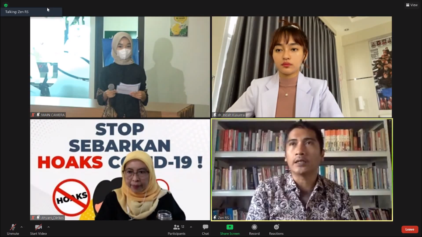 Tangkapan layar webinar LITERATALKS 3.0 | Foto: Bandung.go.id