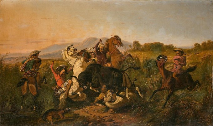Perburuan Banteng (Wild Bull Hunt) | Foto: Wikimedia