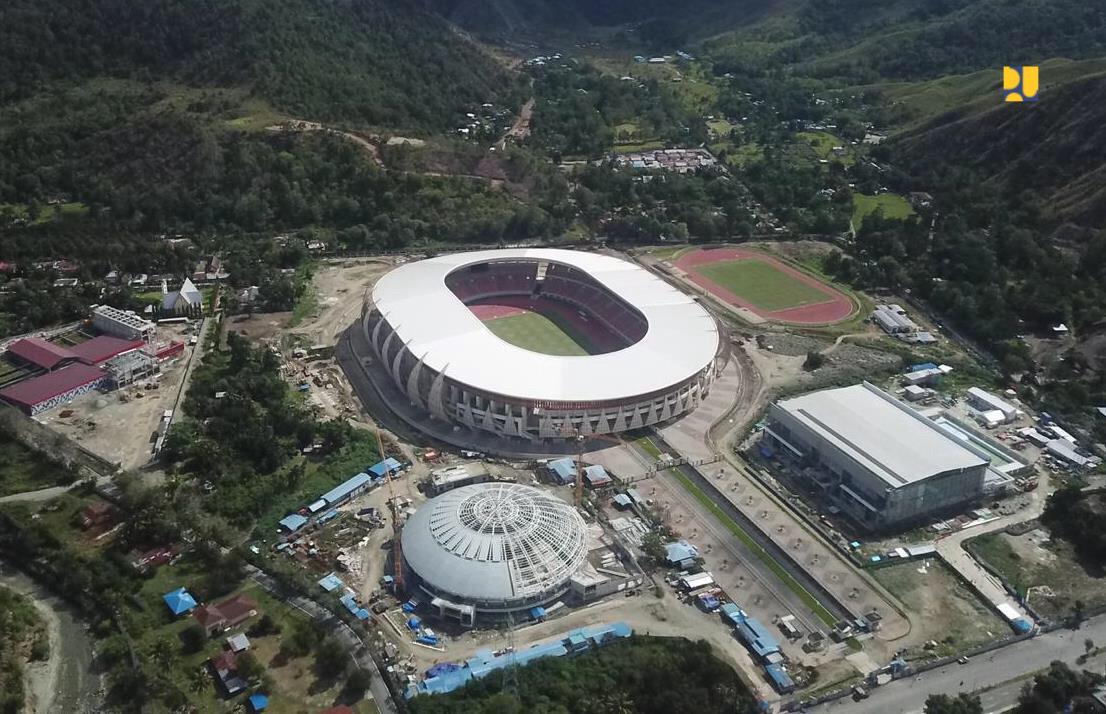 Pembangunan Venue PON XX Papua | Dok. PUPR