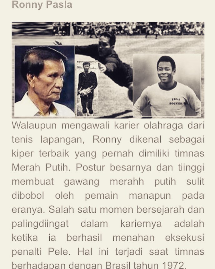 Foto saat menggagalkan pinalti Pele