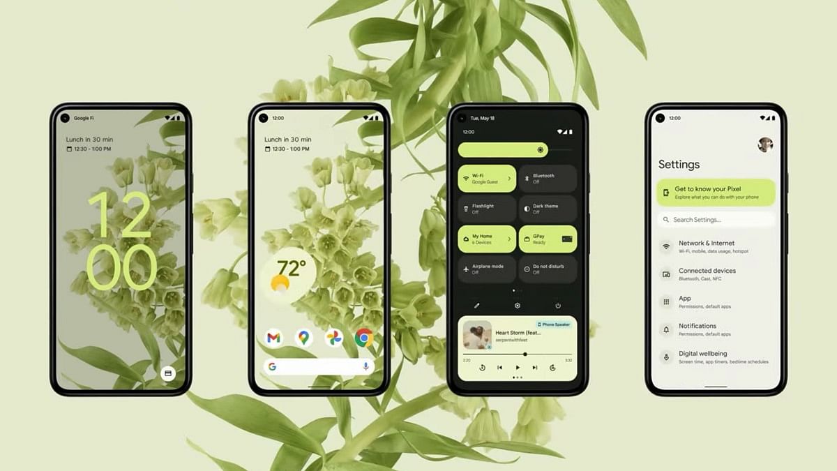 Tampilan baru UI Android 12
