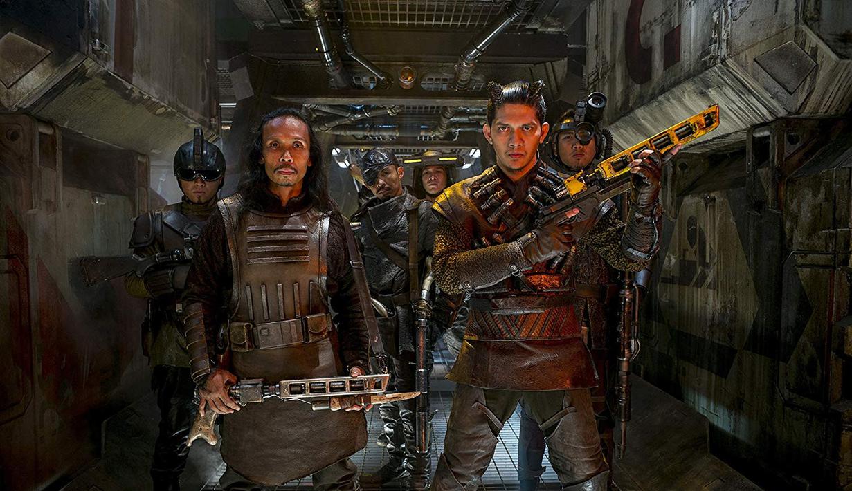 Yayan Ruhian dan Iko Uwais di Film Star Wars