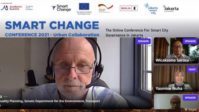 Konferensi daring kedua untuk Smart City Governance di Jakarta | Foto: DW