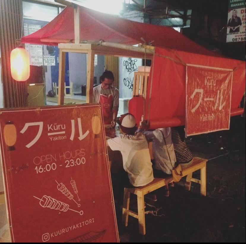 Kuru Yakitori, salah satu usaha yang dilakukan semasa kuliah