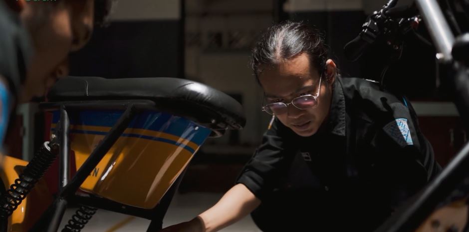 Proses pembuatan motor listrik KANS