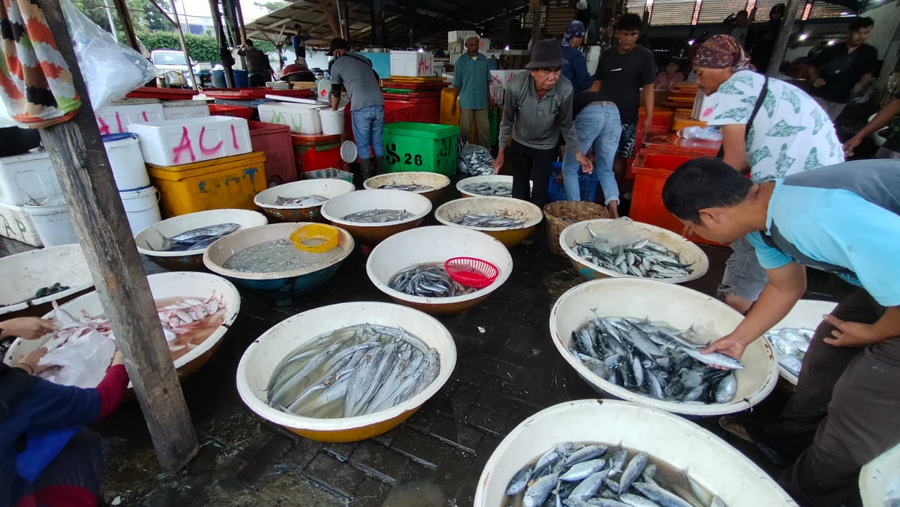 Kondisi pedagang ikan di PPN Palabuhanratu