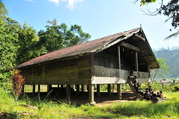 Potret rumah Adat Reje Baluntara | Foto: Lintas Gayo