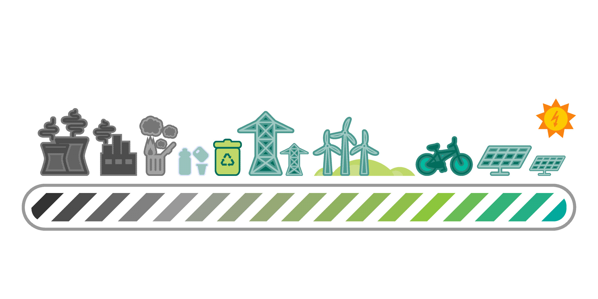 ilustrasi transisi energi