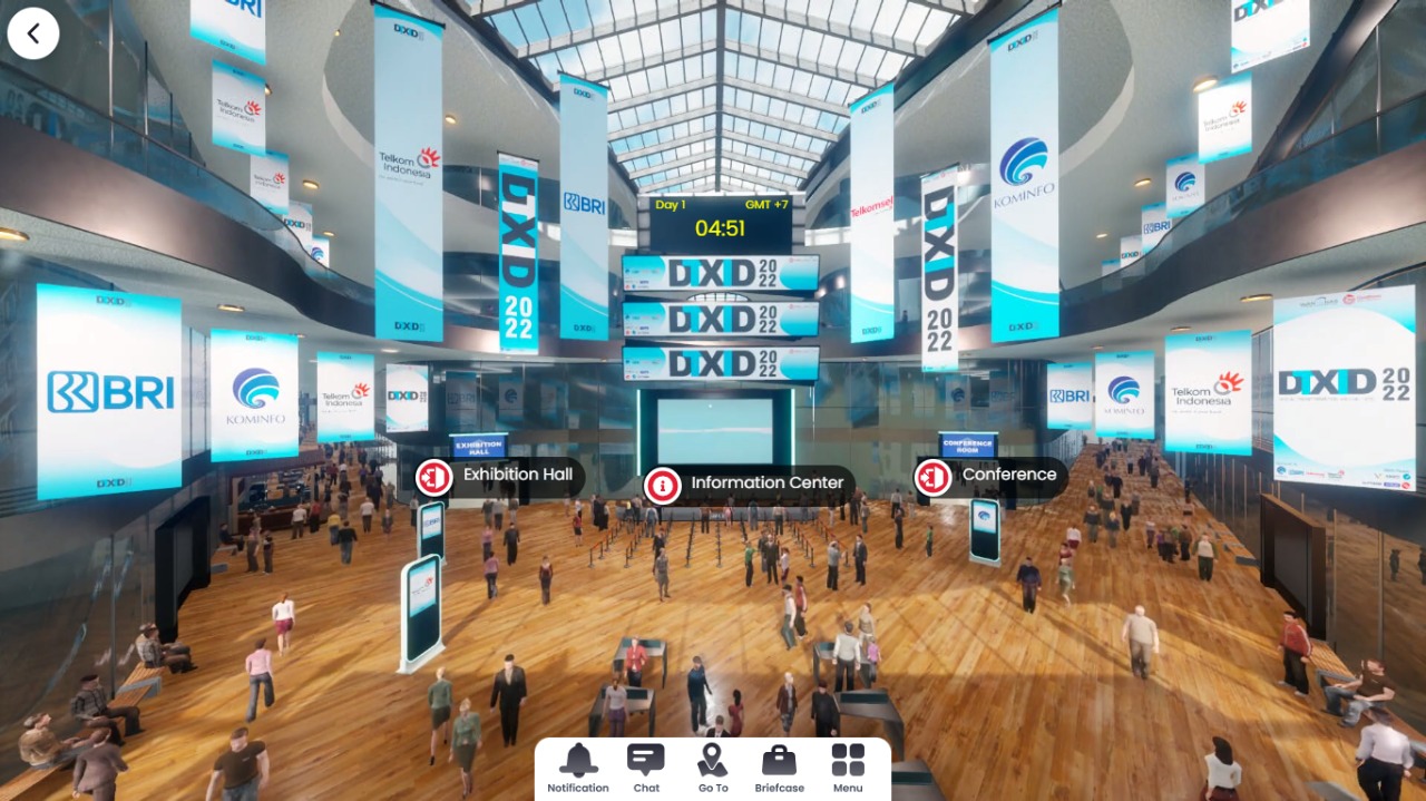 Tampilan lobi pada situs DTXID 2022 © DTXID 2022