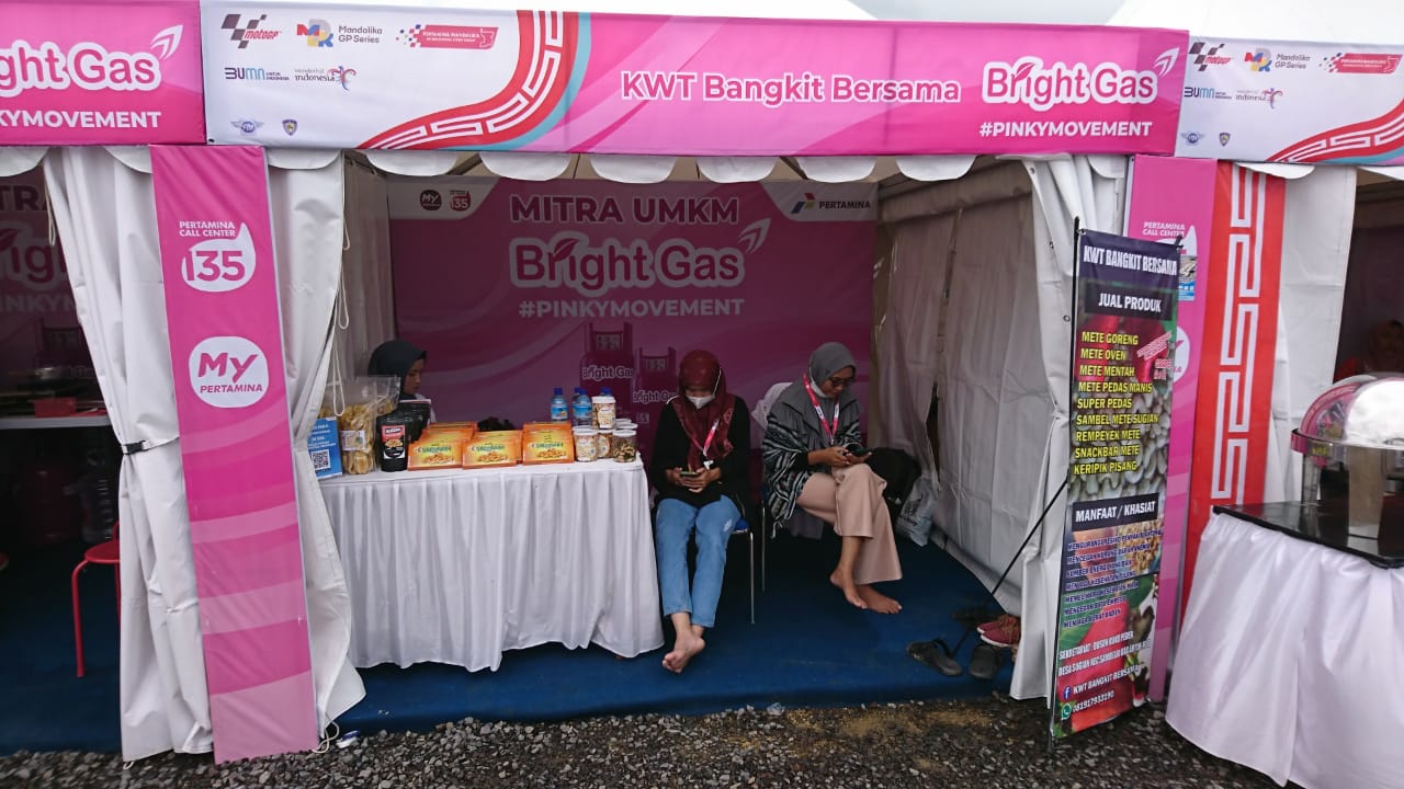 UMKM binaan Pertamina di MotoGP Mandalika