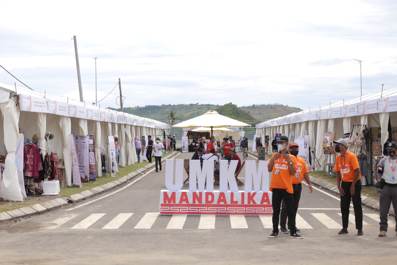 Area UMKM di Sirkuit Mandalika | Febriansyah TP/GNFI