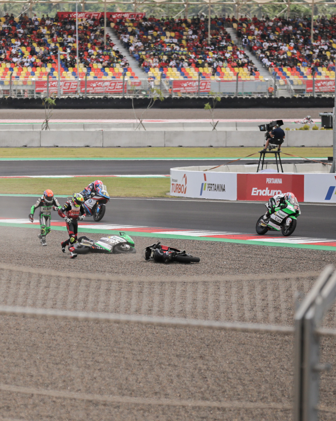 Kelas Moto3 di MotoGP Mandalika © Febriansyah TP/GNFI
