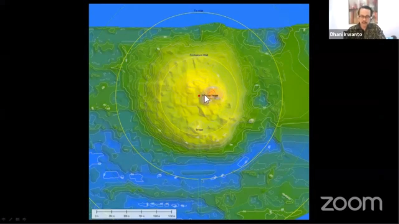 erumbu karang Gosong Gia atau Annie Florence Reef terletak 150 kilometer timur laut Pulau Bawean, Gresik, Jawa Timur. identik sebagai ibukota Atlantis. Sumber : Dhani Irwanto