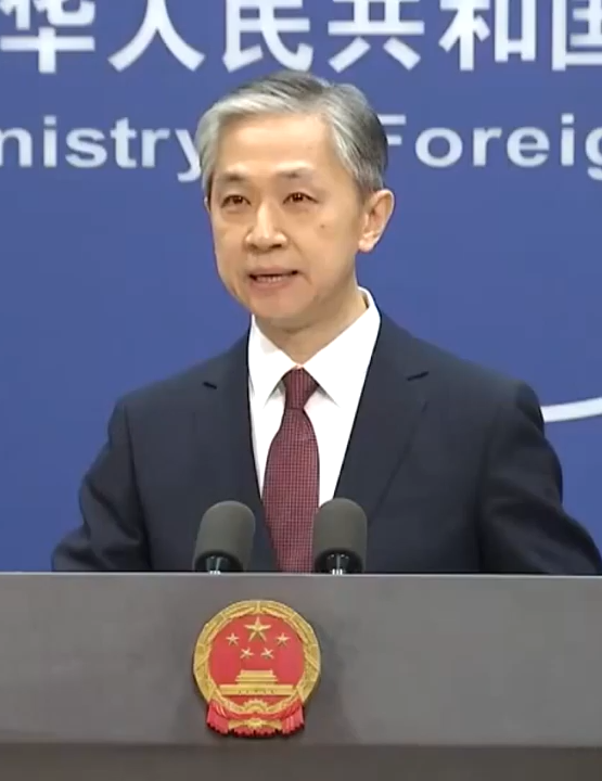 Juru bicara Kementerian Luar Negeri China Wang Wenbin | Wikimedia commons