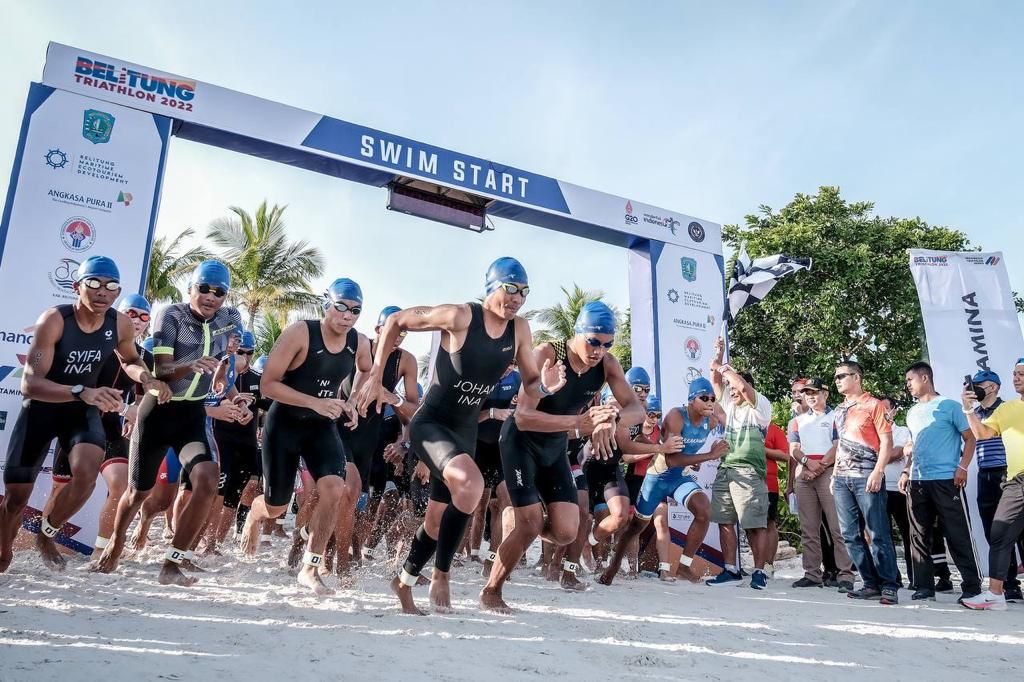 Belitung Triathlon 2022 | Dok. Kemenparekraf