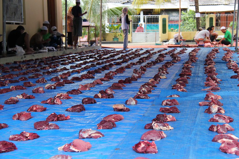 Daging kurban (Muh. Sirojul Munir/Flickr)