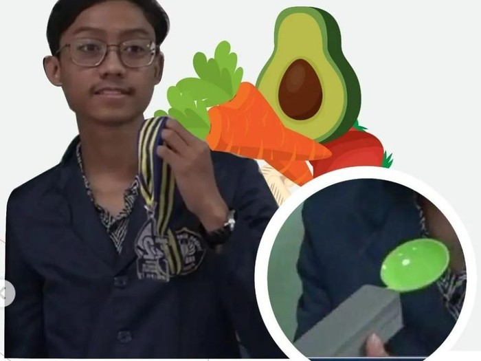 Spoonycal inovasi Alfino Almero Suroso| Dok. Alfino Almero via Detik.com