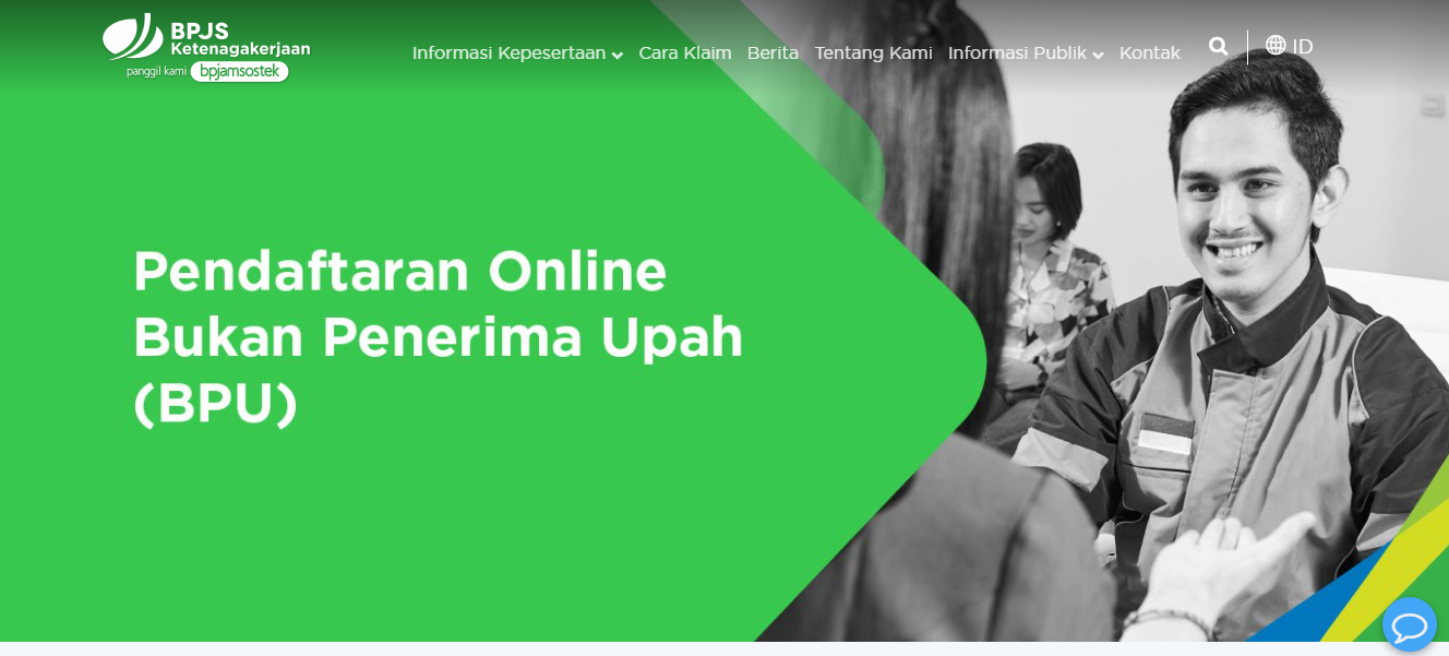 Cara mendaftar BPJS Ketenagakerjaan bagi Freelancer melalui website