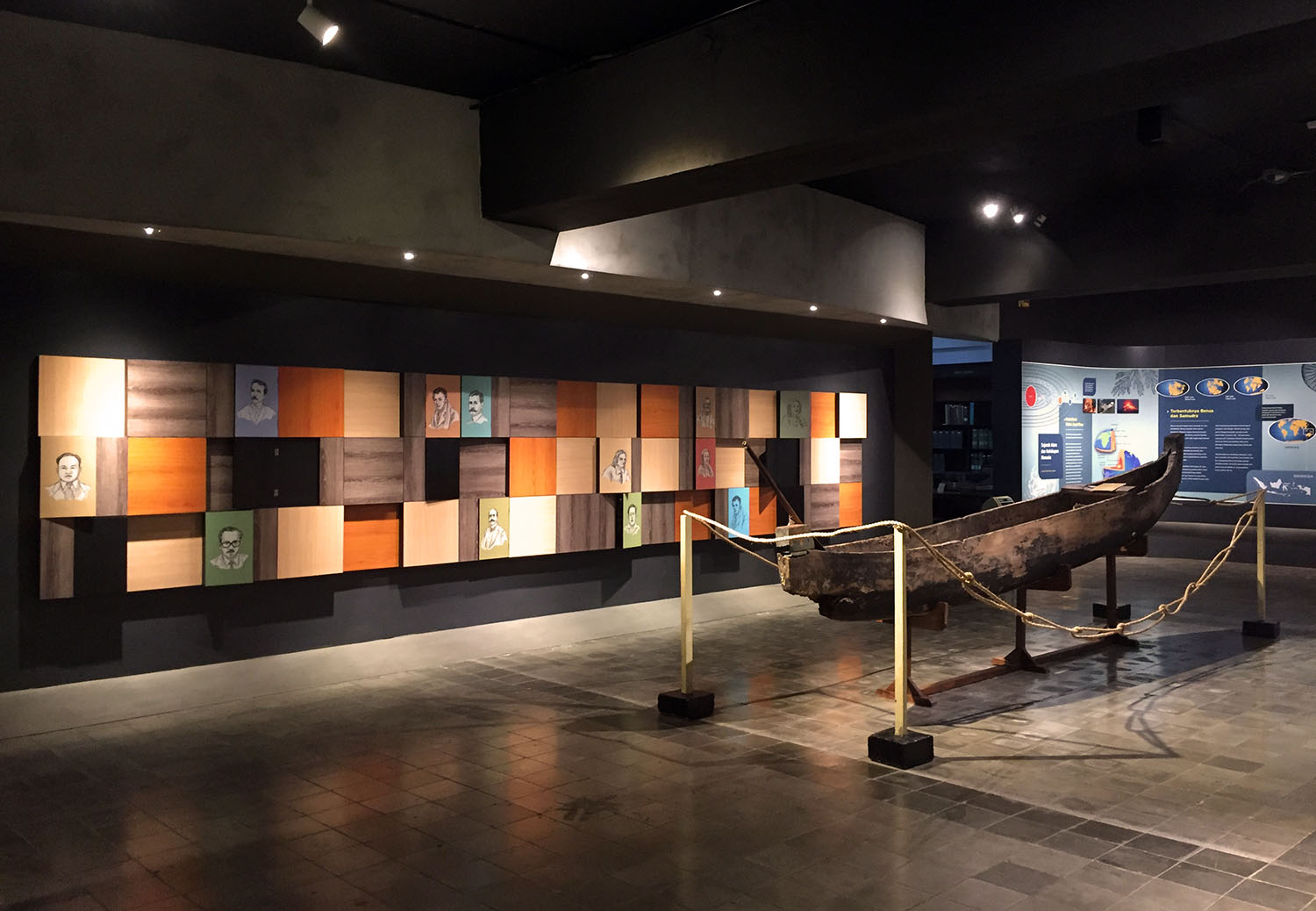 Potret sudut interaktif pada Museum Nasional Sejarah Indonesia, sebuah wisata edukasi sejarah dan kekayaan alam di Bogor