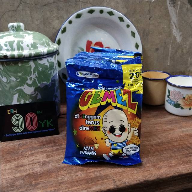 Mie Gemez, Jajanan Jadul 90an nostalgia masa kecil anak anak