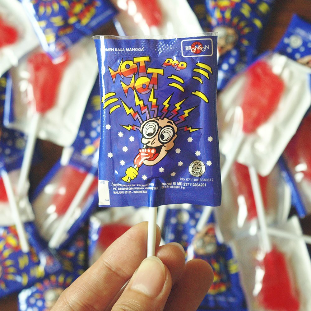 Permen Hot-Hot Pop, Jajanan Jadul 90an nostalgia masa kecil anak anak