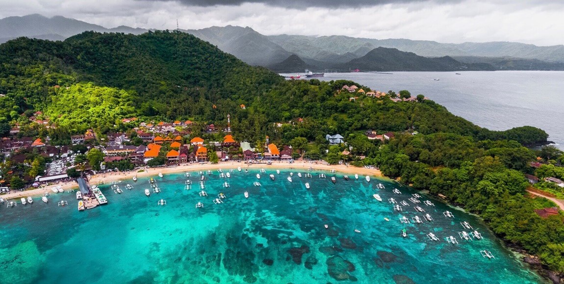 Pantai Blue Lagoon, Mencari Ketenangan Diri di Karangasem Bali