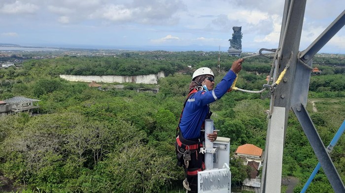 Ilustrasi persiapan konektivitas 5G di Bali | Dok. XL Axiata