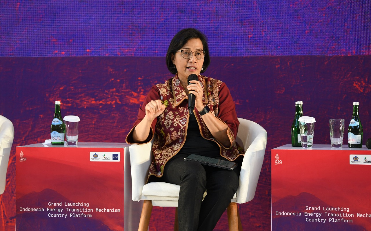 Menteri Keuangan Sri Mulyani dalam peluncuran ETM Country Platform | Dok. Kementerian Keuangan