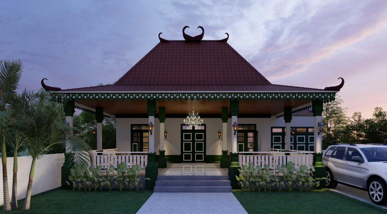 contoh gambar rumah joglo adat jawa tengah jawa timur modern minimalis