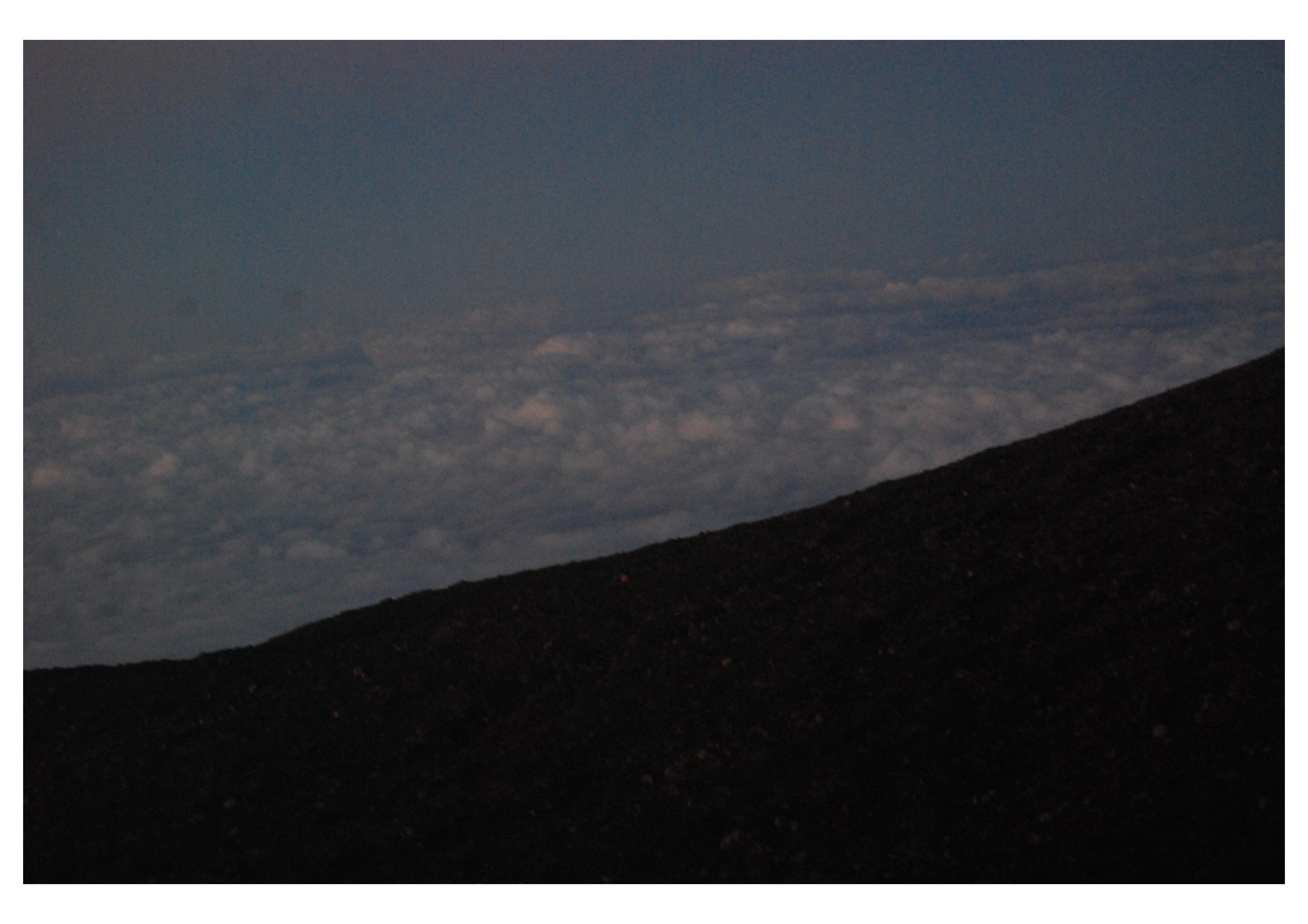 Lautan awan Gunung Slamet