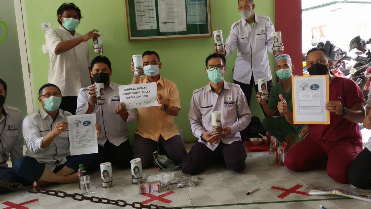 Hari Perhitungan Donasi di RSKO Jakarta