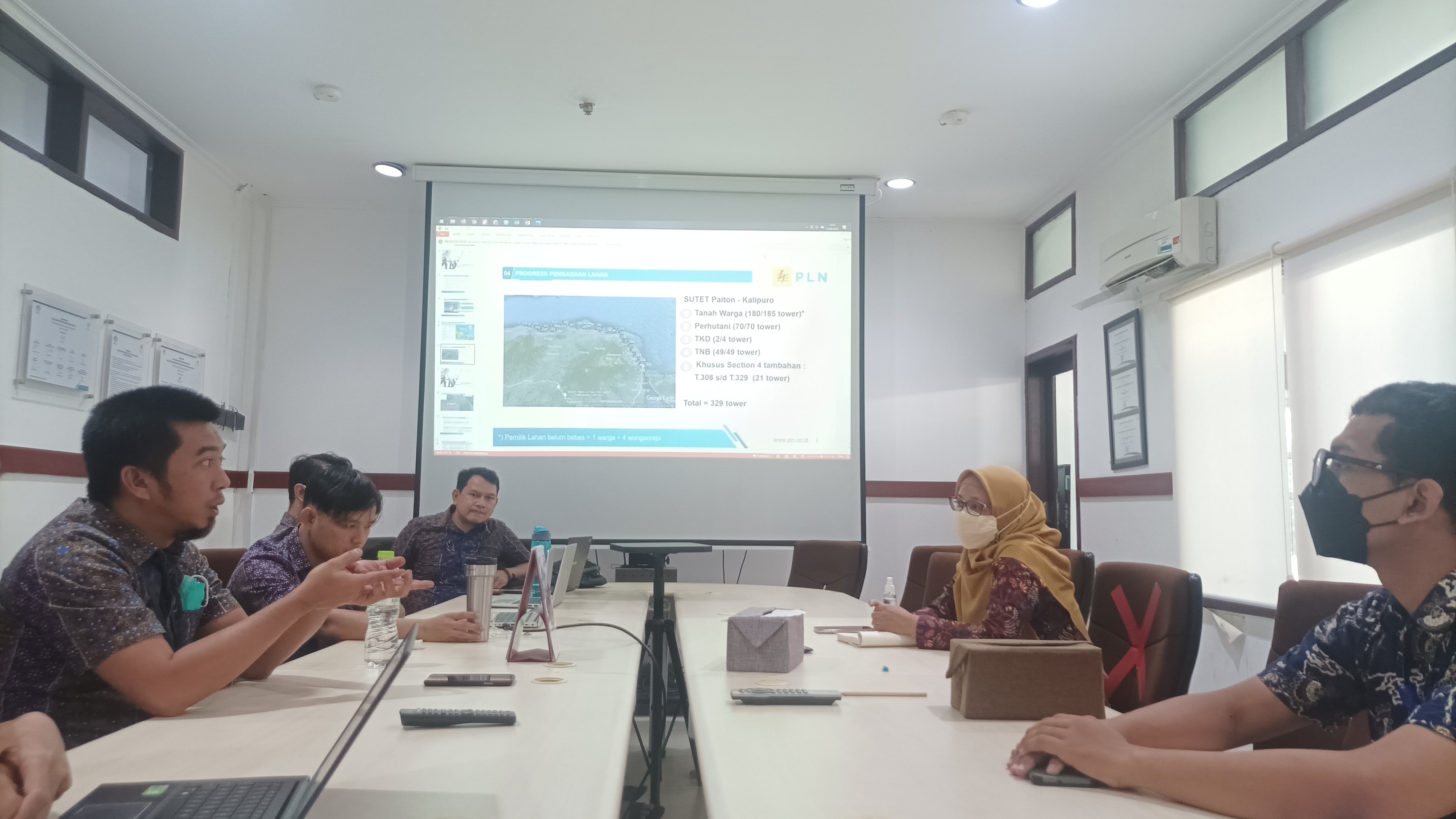 Kegiatan rapat kajian risiko