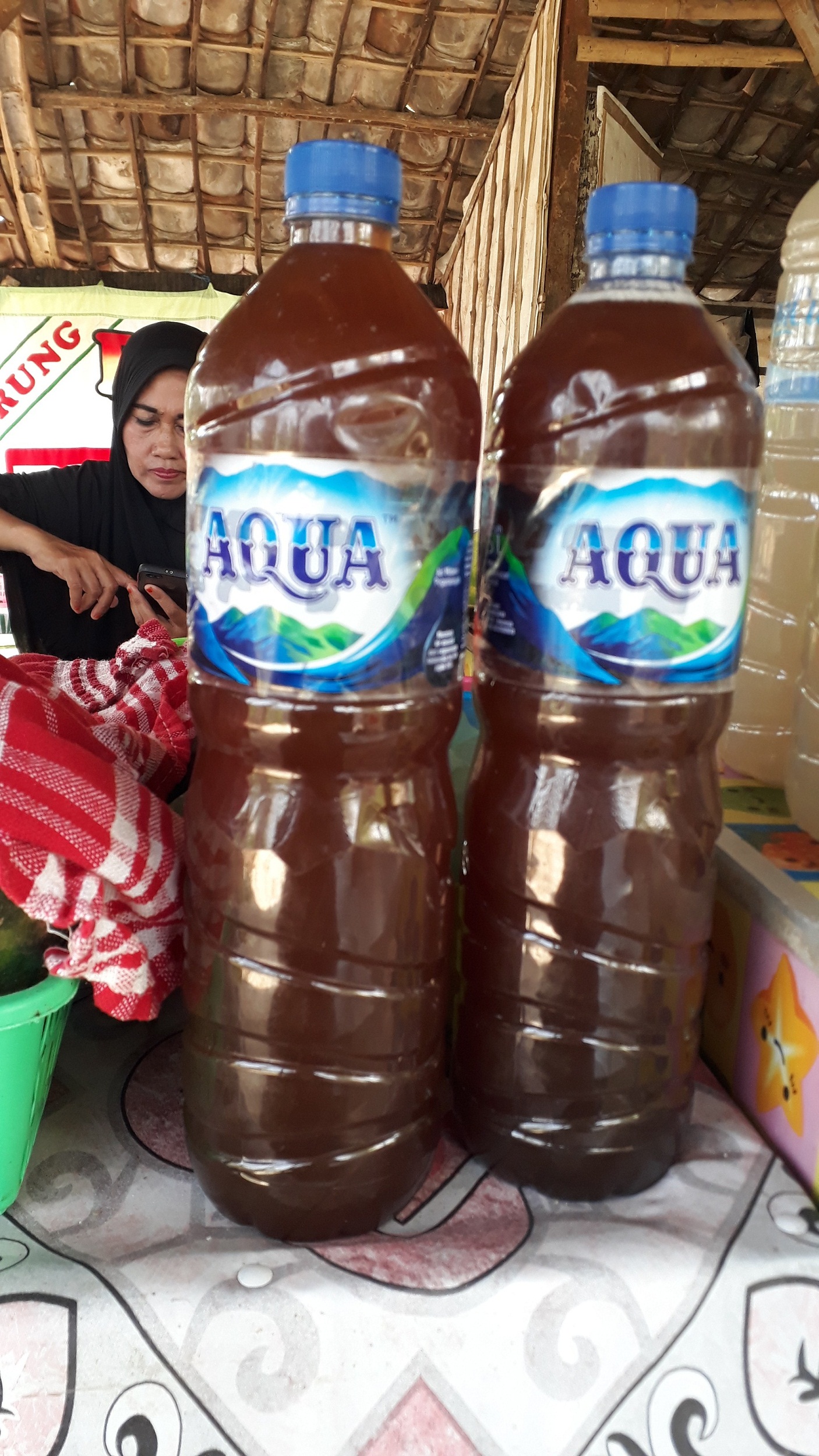 Sirup juroh siwalan sebagai campuran es dawet siwalan