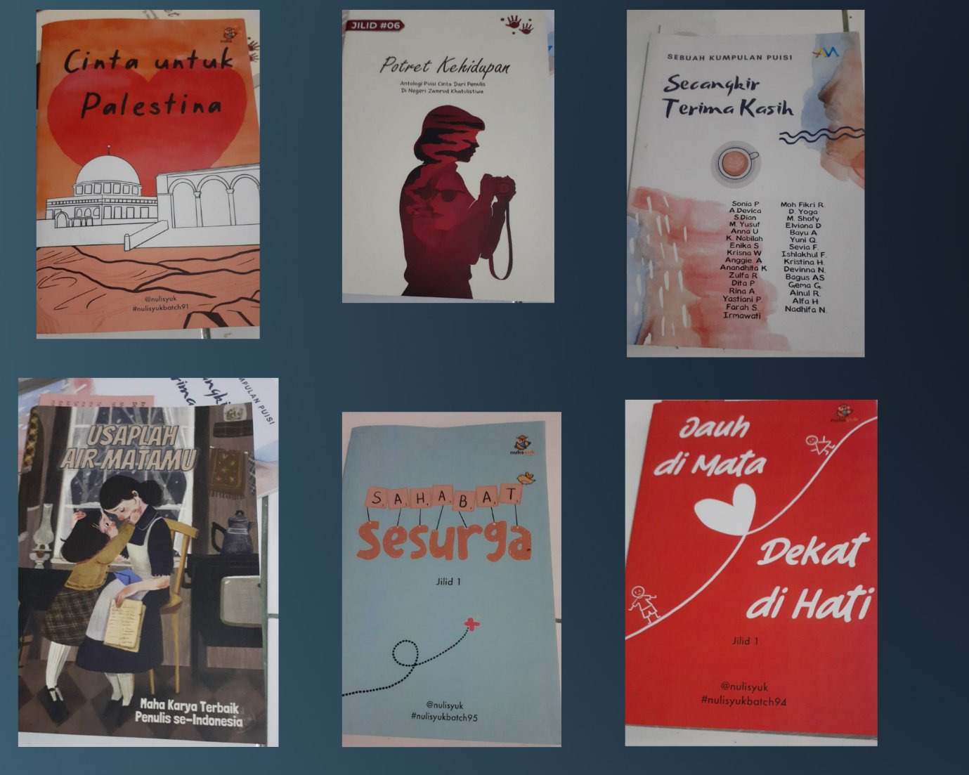 Buku karya tulisan | sumber pribadi