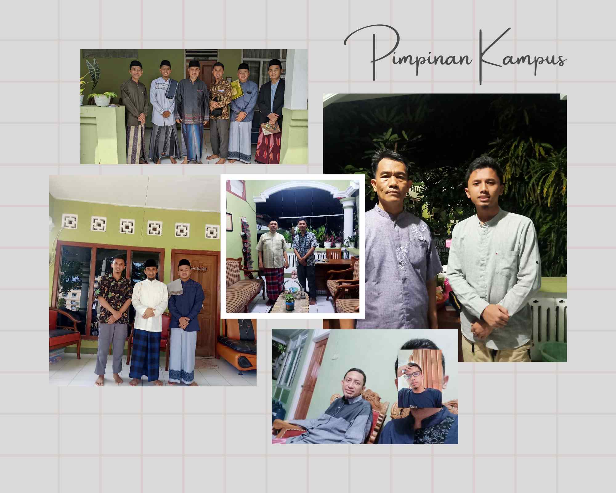 Bersama pimpinan kampus | sumber pribadi