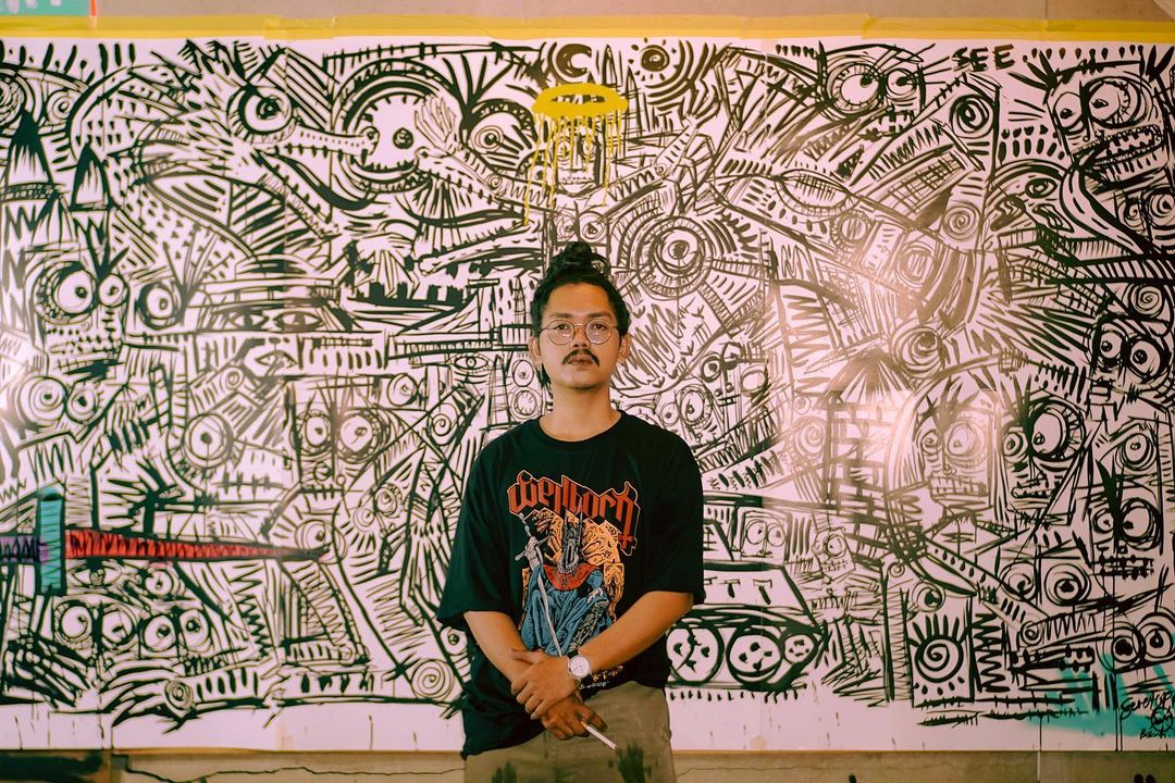 Ahmad Habibi, a painting artist from Indonesia | Source: personal documentation