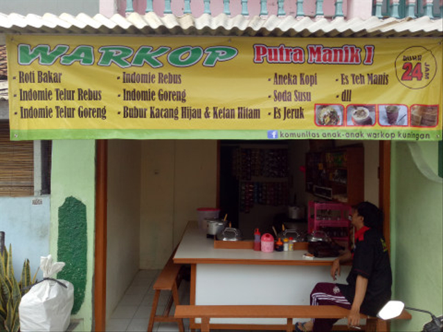 Tampak depan Warkop