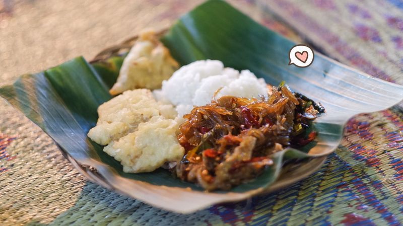 Bumbu dan cara pembuatan Nasi Langgi, Nasi Lauk Komplit Khas Jawa Tengah