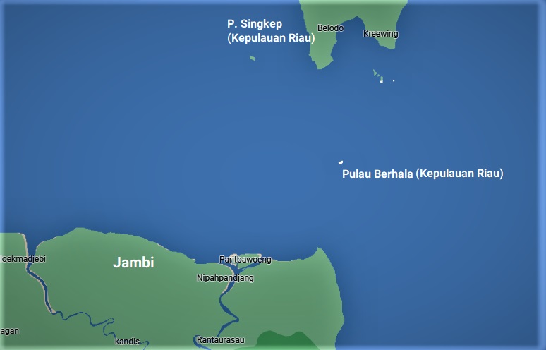 pulau berhala jambi berlian kepri