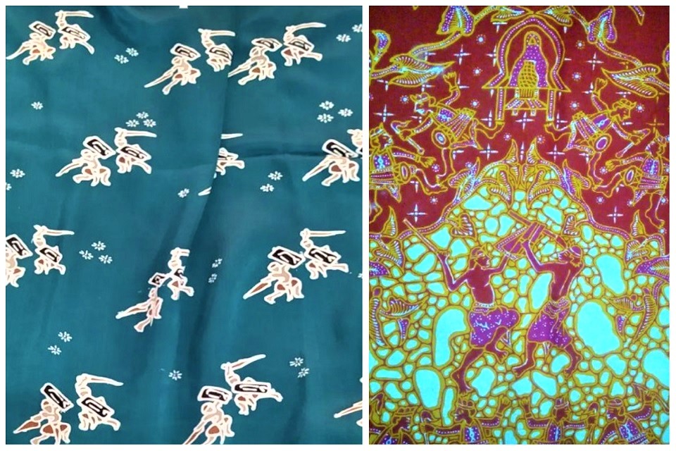 peresean motif batik Nusa tenggara barat NTB