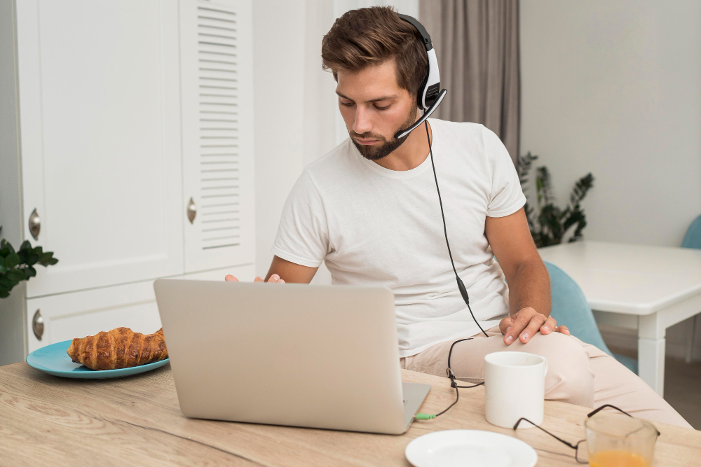 ilustrasi work from home