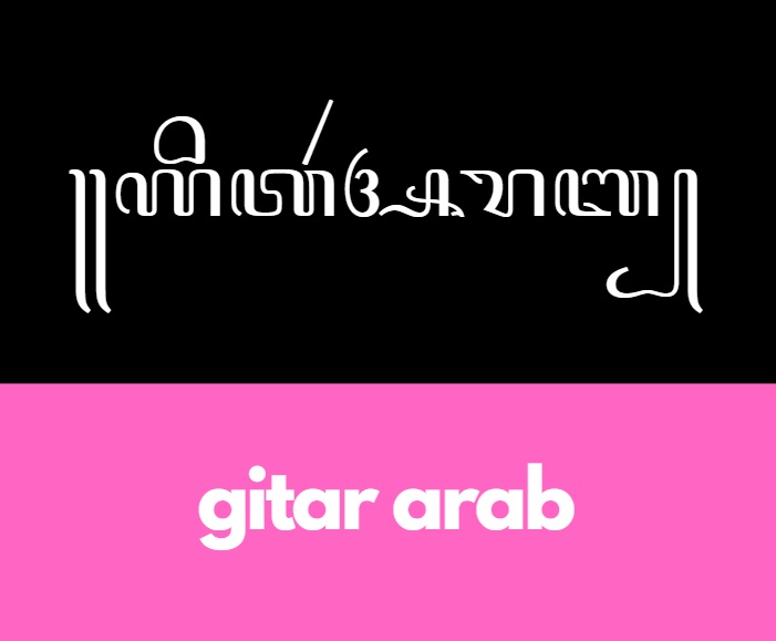 contoh aksara swara - gitar arab