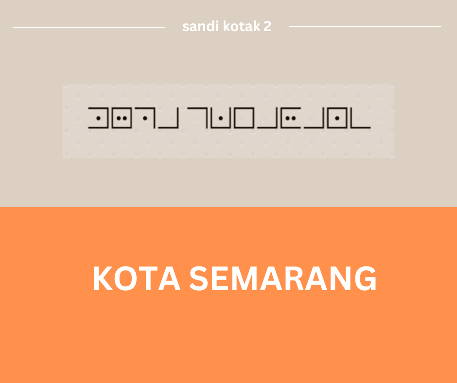 contoh dan cara menulis sandi kotak 2