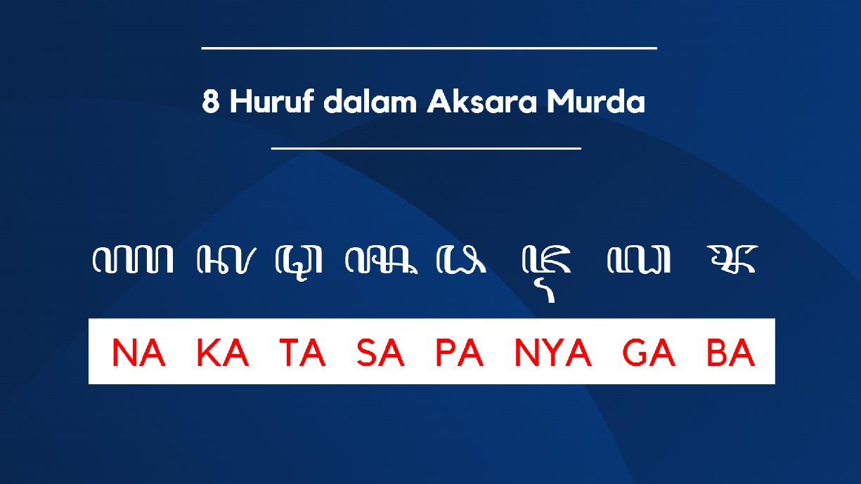 8 huruf AKSARA MURDA