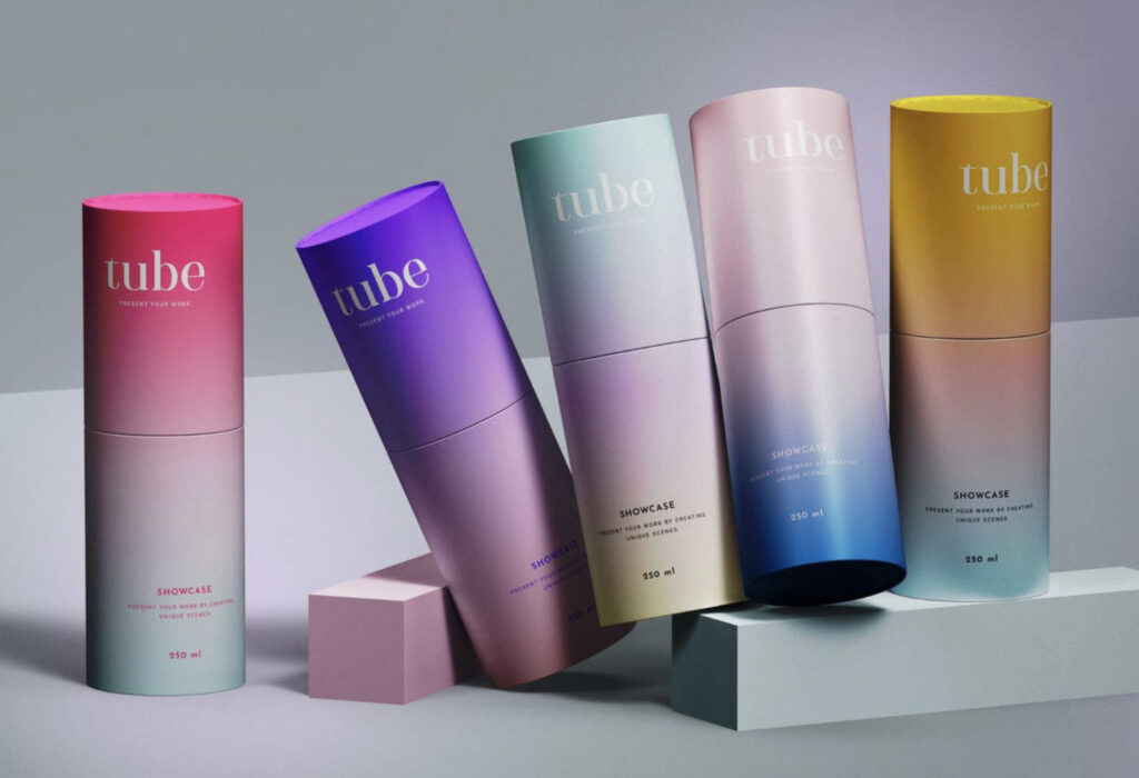 Desain Blurs and Gradient | Foto: Behance.net
