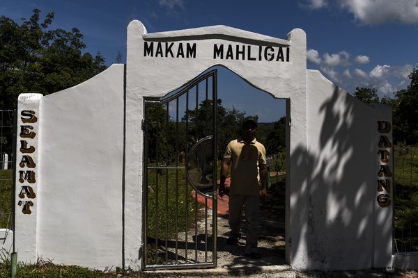 Kompleks makam mahligai | Sigid Kurniawan/ Antara Foto